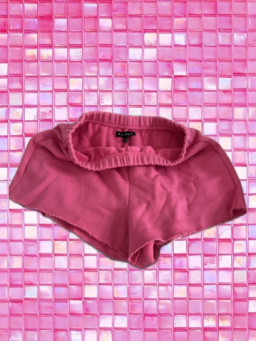 PacSun Hot Pink Microfleece Lounge Shorts